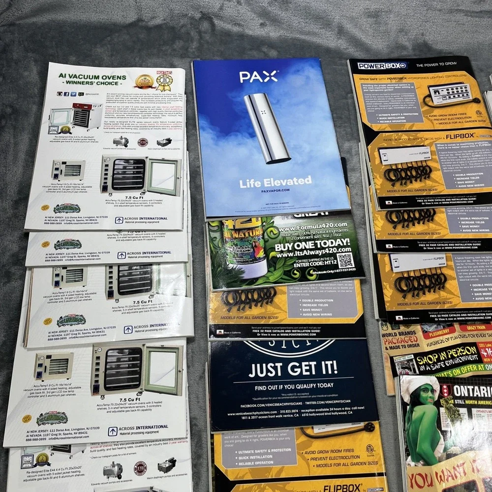 High Times Magazine Lot of 33 Issues 2011–2017 Hydro Strains Grow Guides Weed